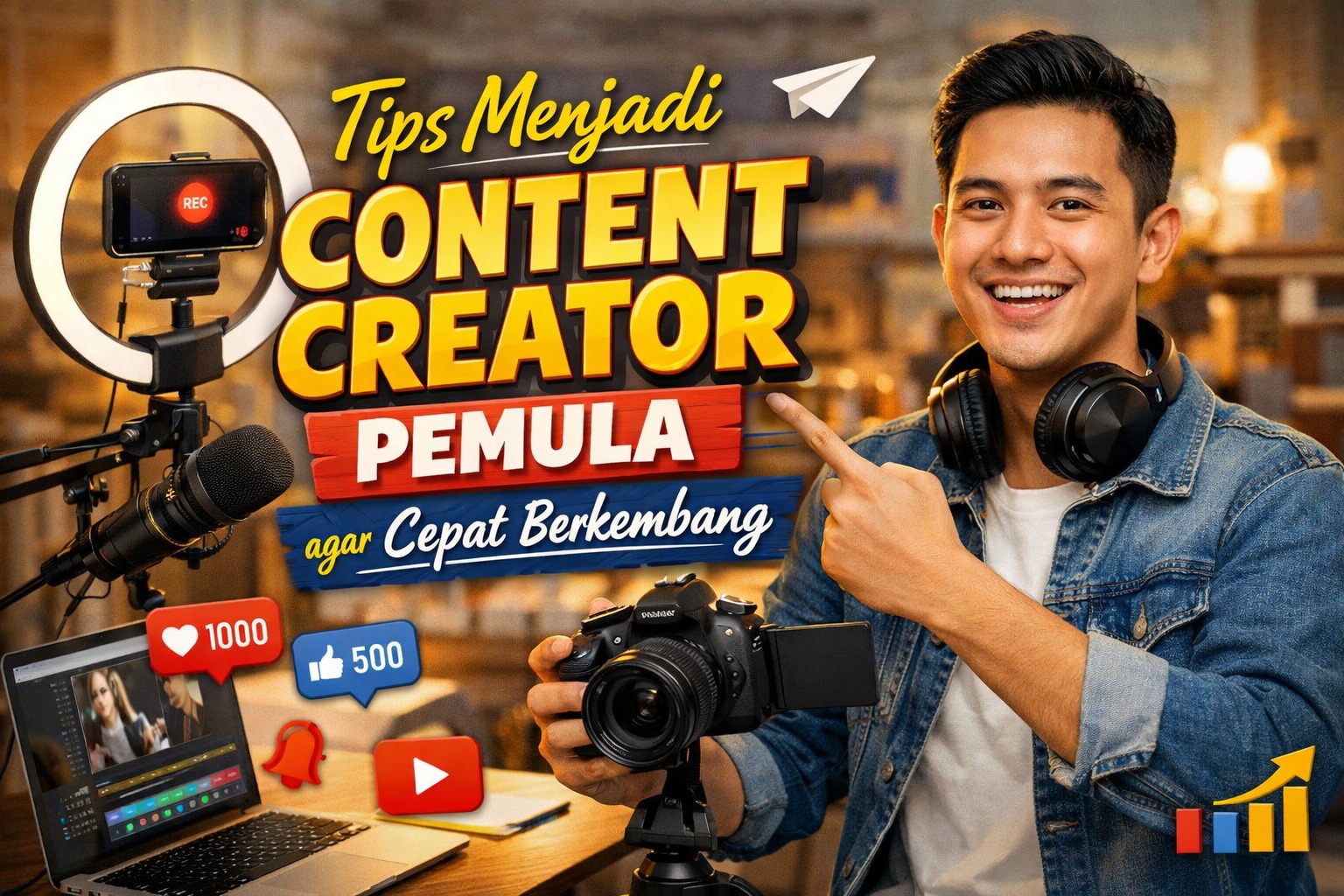 Tips Menjadi Content Creator Pemula agar Cepat Berkembang