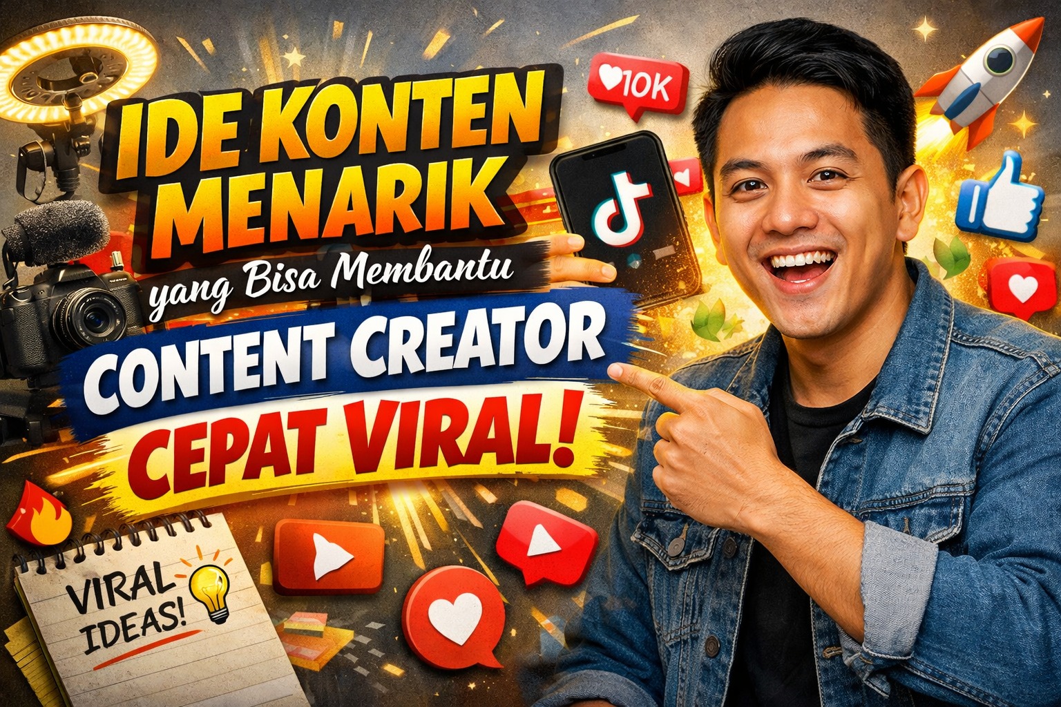 Ide Konten Menarik yang Bisa Membantu Content Creator Cepat Viral
