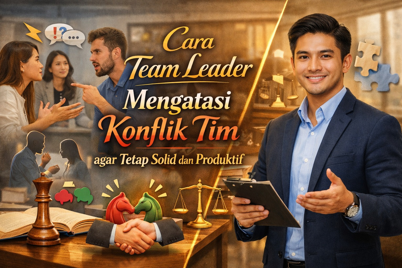 Cara Team Leader Mengatasi Konflik Tim agar Tetap Solid dan Produktif