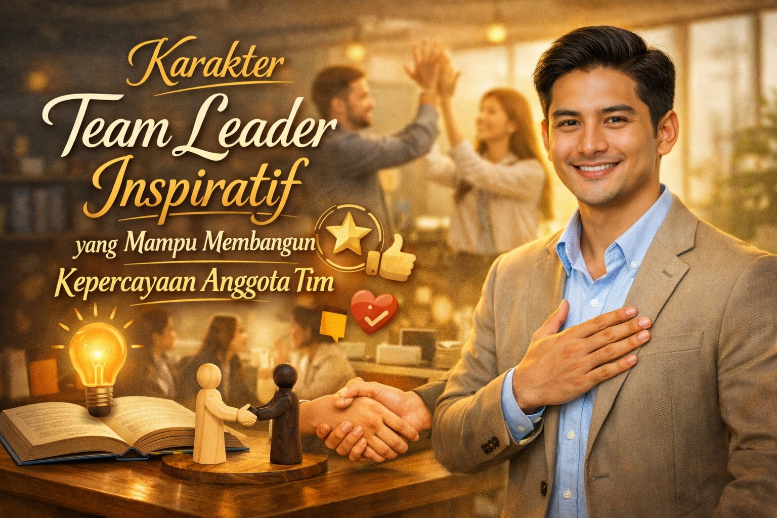 Karakter Team Leader Inspiratif yang Mampu Membangun Kepercayaan Anggota Tim