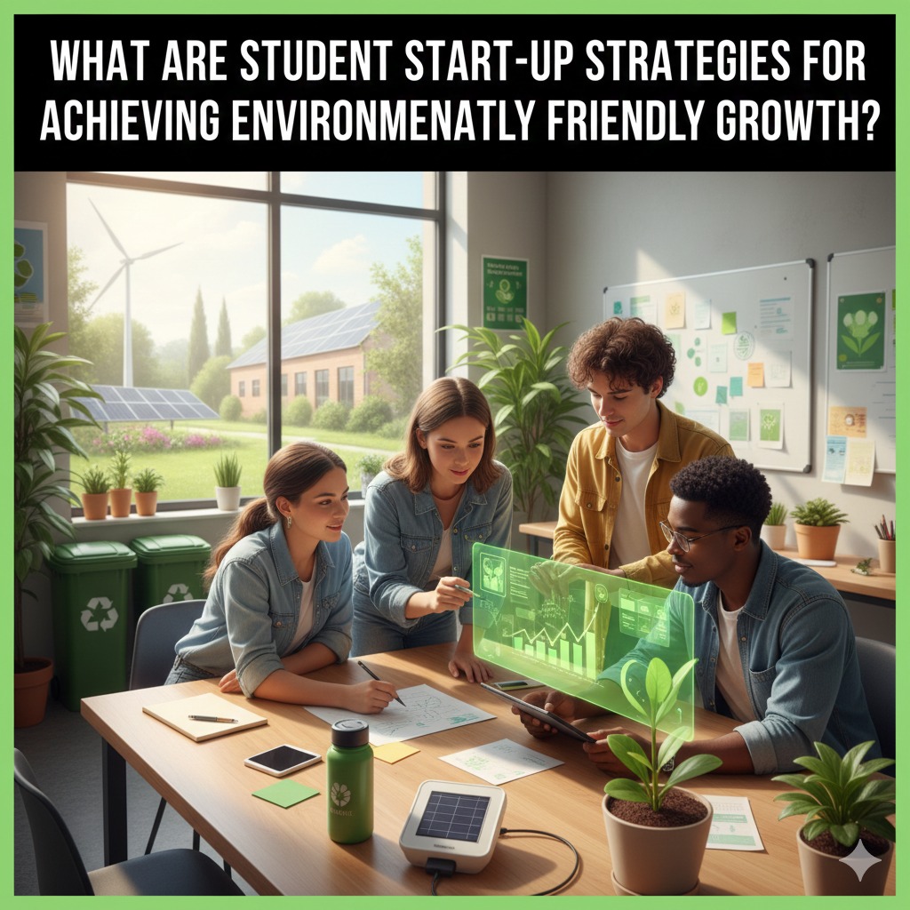 What Are Student Start-up Strategies for Achieving Environmentally Friendly Growth?
