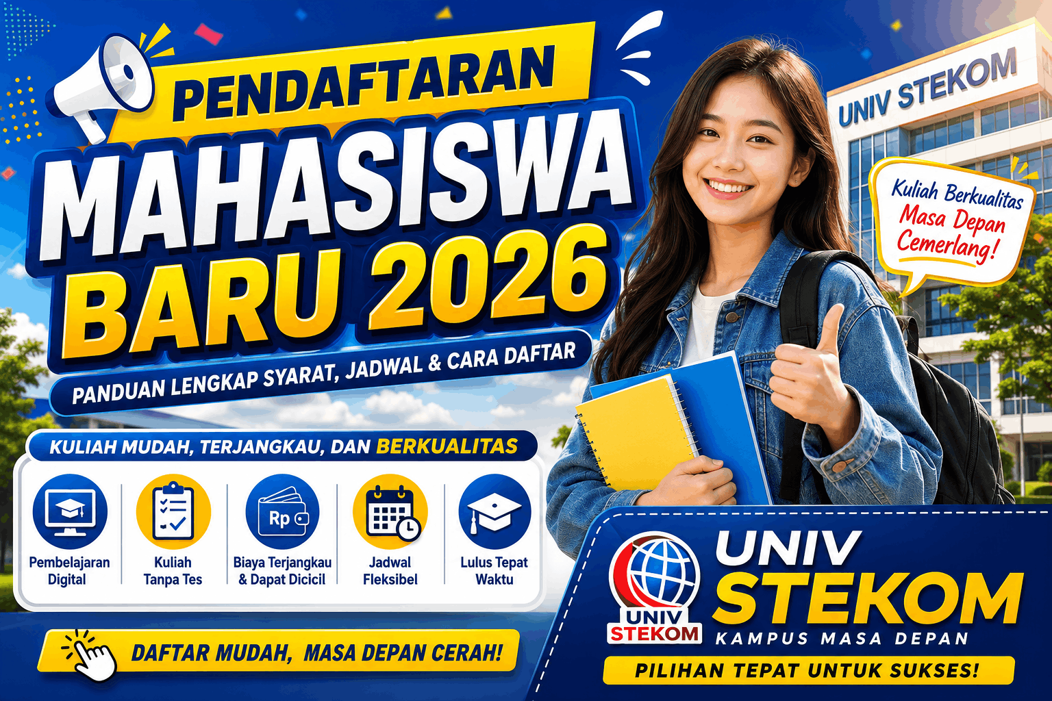 Pendaftaran Mahasiswa Baru 2026 Panduan Lengkap Syarat Jadwal dan Cara Daftar