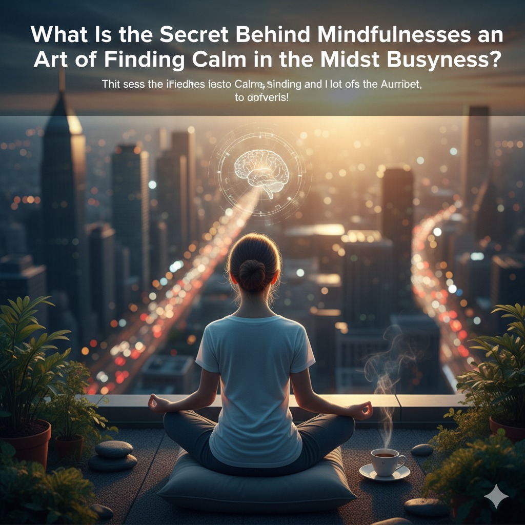 What Is the Secret Behind Mindfulness as an Art of Finding Calm in the Midst of Busyness?