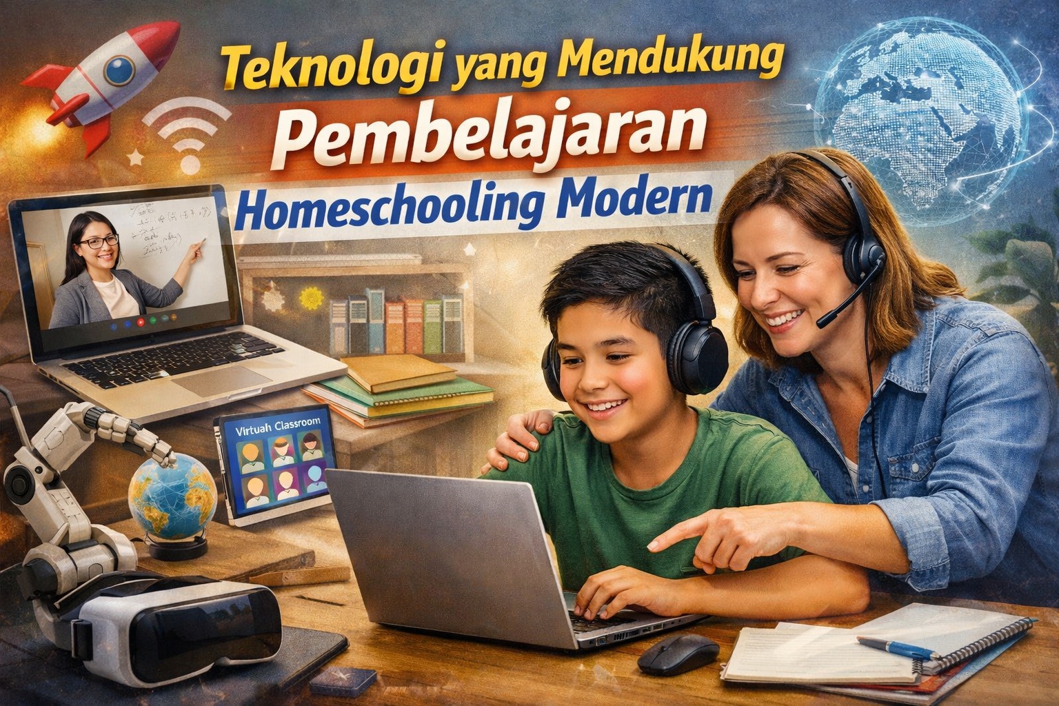 Teknologi yang Mendukung Pembelajaran Homeschooling Modern