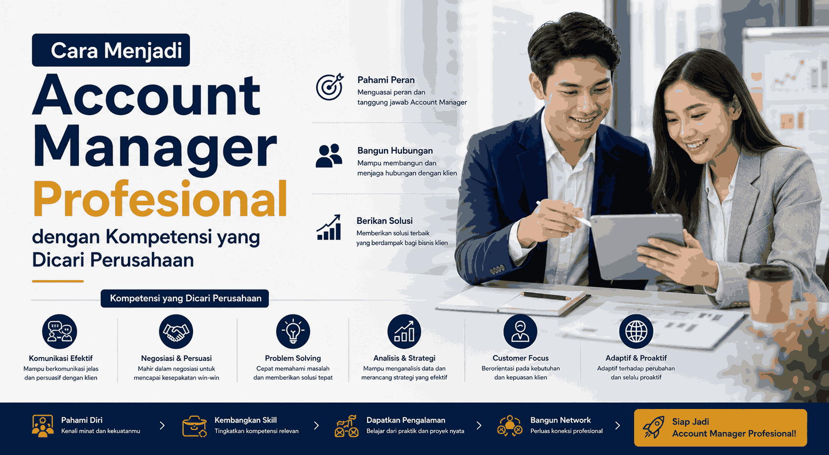Cara Menjadi Account Manager Profesional dengan Kompetensi yang Dicari Perusahaan