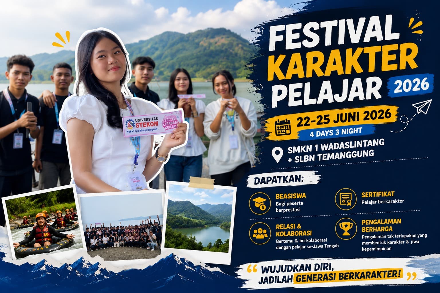 Haura Refasya Azka Azzahra dari SMAN 15 Semarang Terpilih Mengikuti Festival Karakter Pelajar Universitas STEKOM 2026