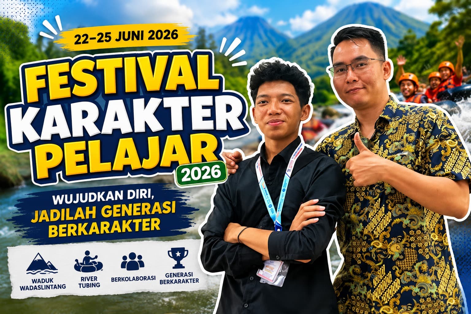 Sigid Aji Loko Birowo Noor Widexdo Wiyat Nowo Wibowo dari SMKN 1 Jepara Terpilih Mengikuti Festival Karakter Pelajar Universitas STEKOM 2026