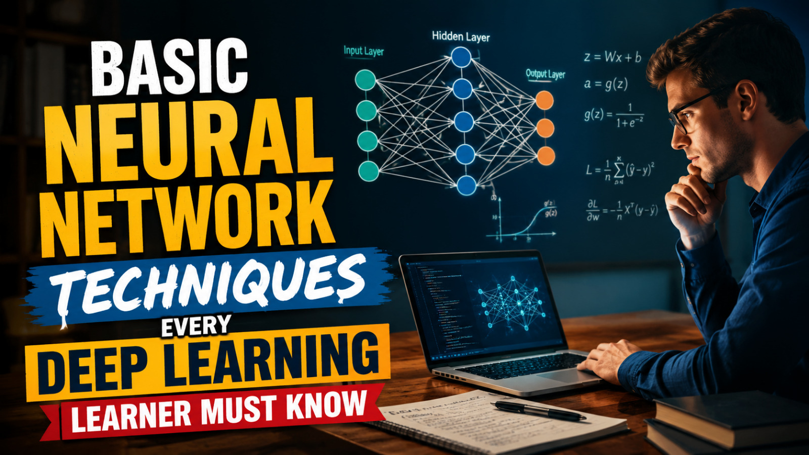 Basic Neural Network Techniques Every Deep Learning Learner Must Know