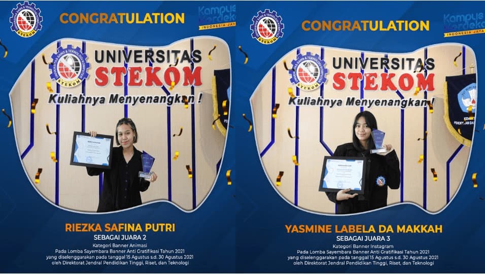 Mahasiswa Universitas Sains dan Teknologi Komputer berhasil raih juara nasional