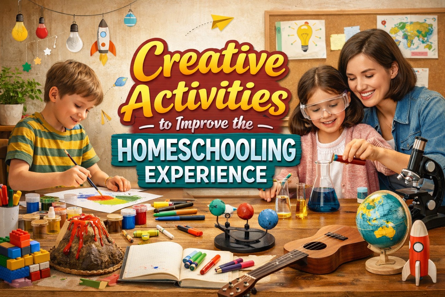 Creative Activities to Improve the Homeschooling Experience