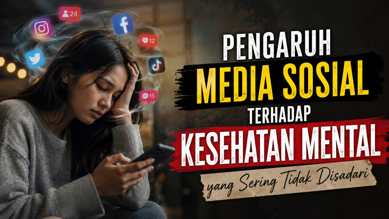 Pengaruh Media Sosial Terhadap Kesehatan Mental Yang Sering Tidak Disadari
