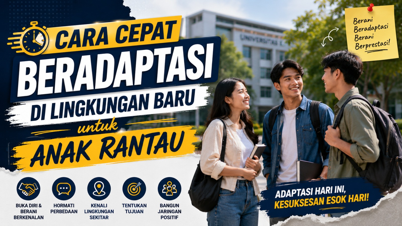 Cara Cepat Beradaptasi di Lingkungan Baru untuk Anak Rantau