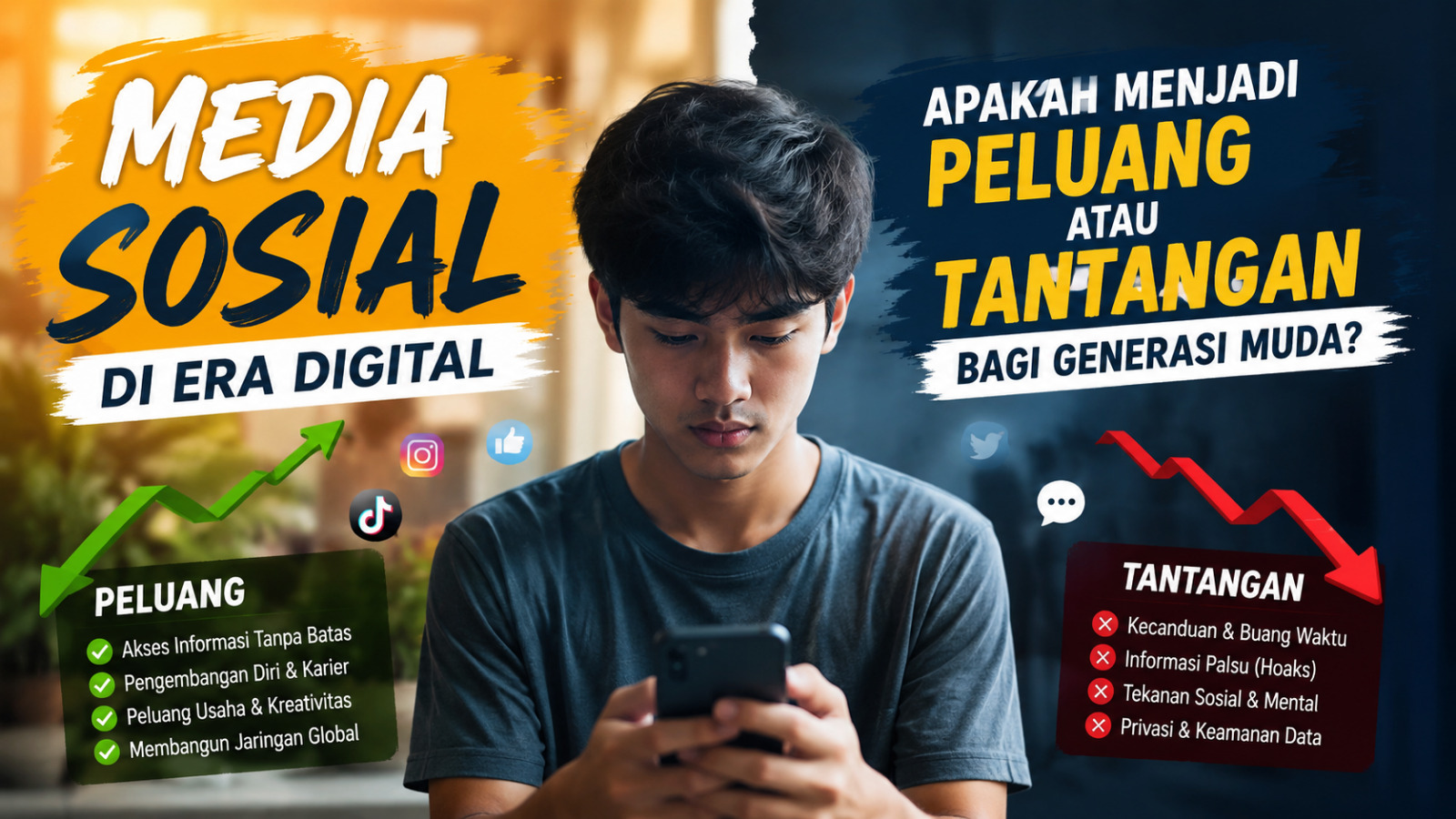 Media Sosial Di Era Digital Apakah Menjadi Peluang Atau Tantangan Bagi Generasi Muda?
