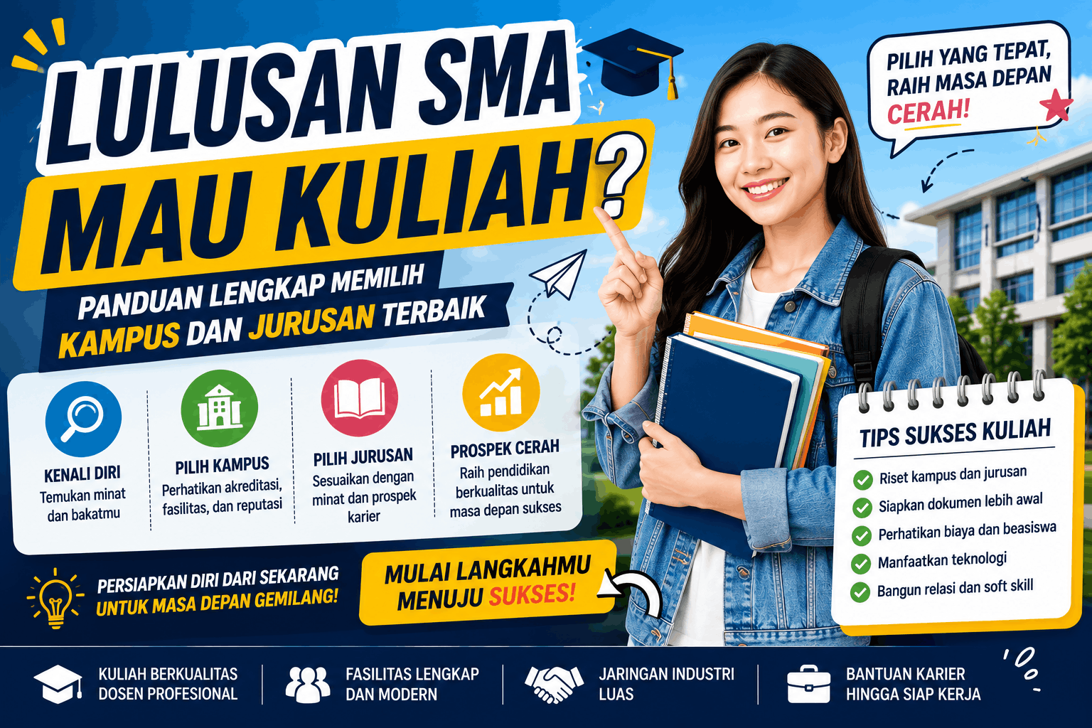 Lulusan SMA Mau Kuliah Panduan Lengkap Memilih Kampus dan Jurusan Terbaik