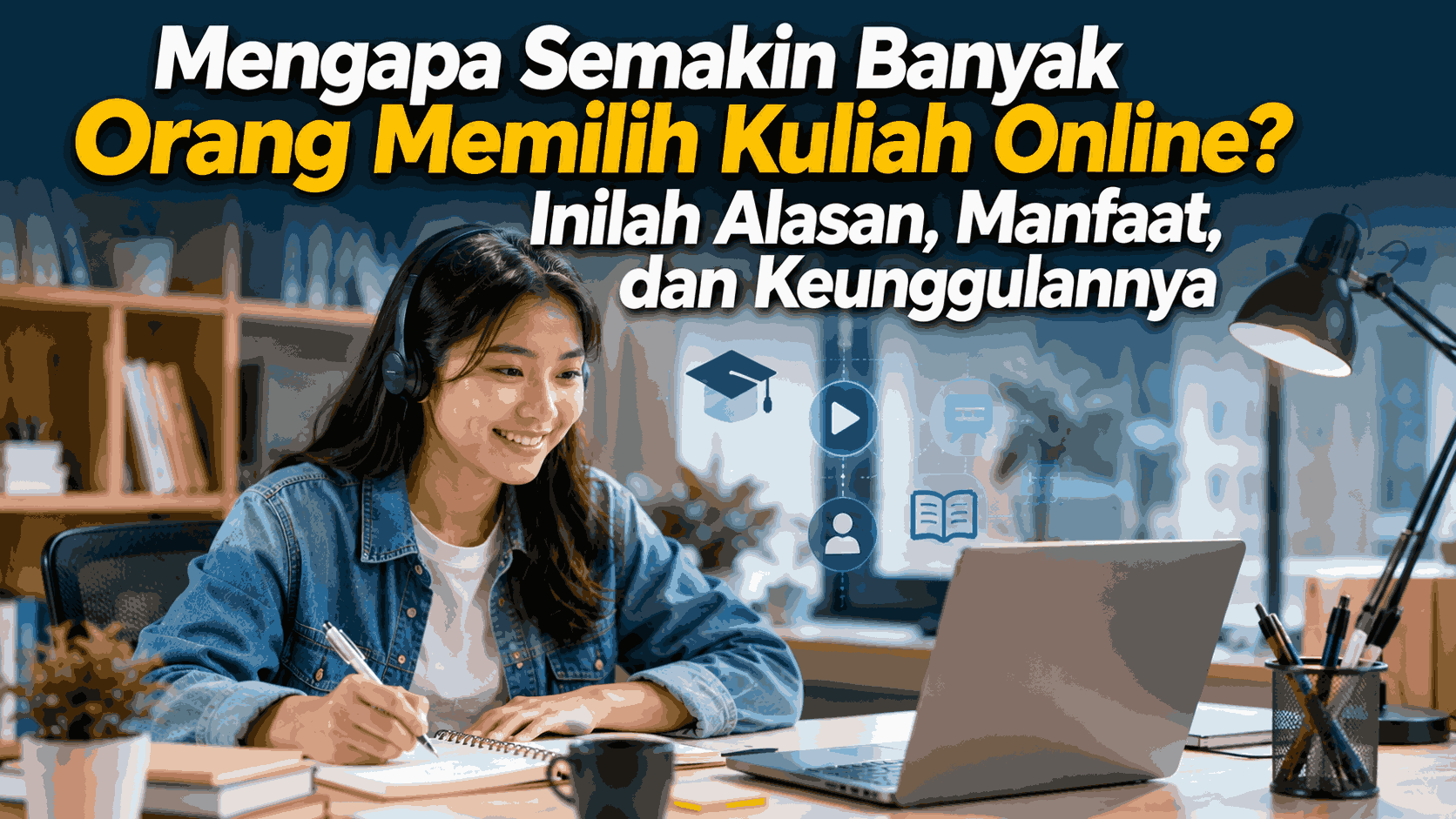 Mengapa Semakin Banyak Orang Memilih Kuliah Online? Inilah Alasan, Manfaat, dan Keunggulannya
