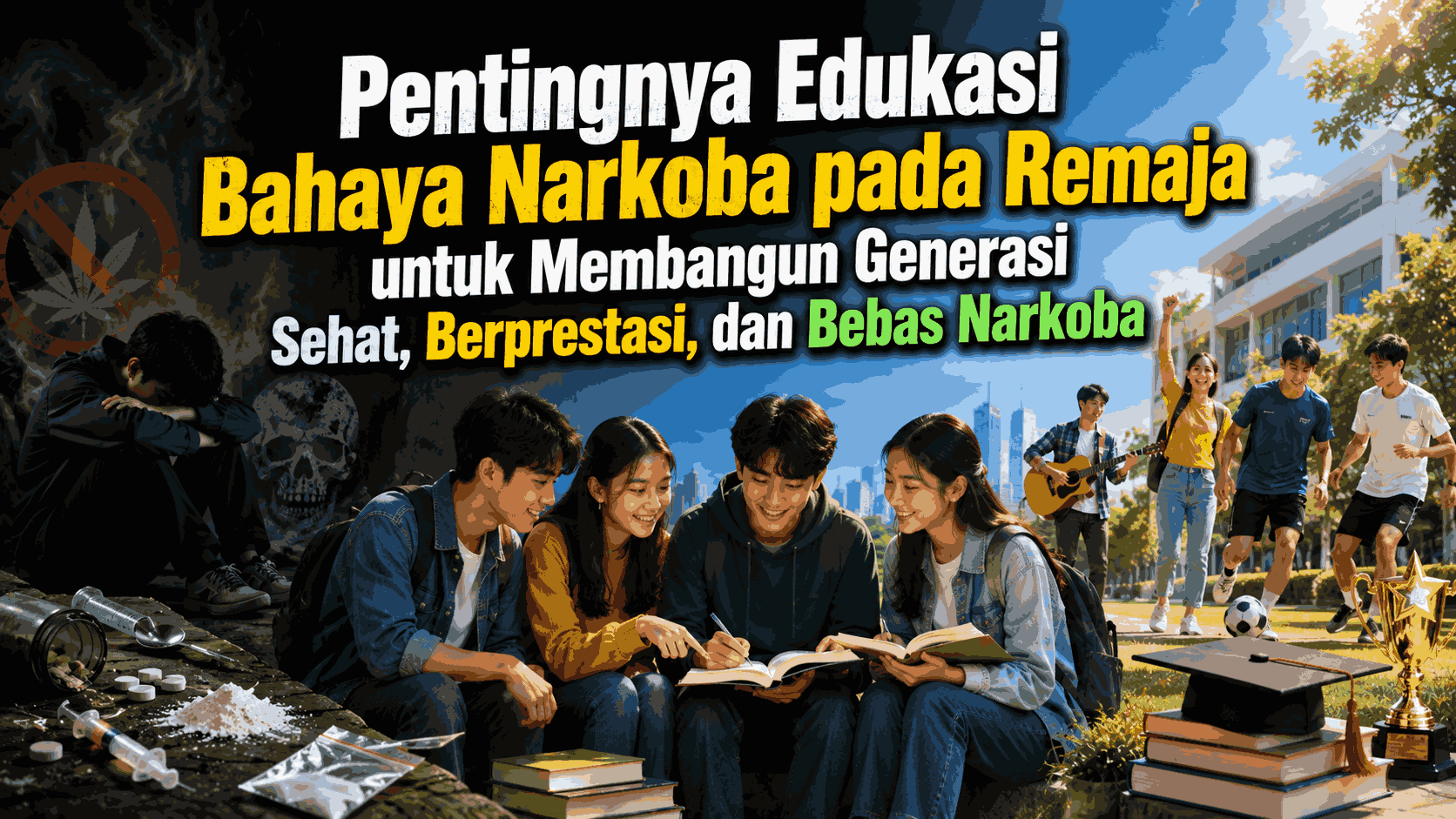 Pentingnya Edukasi Bahaya Narkoba pada Remaja untuk Membangun Generasi Sehat, Berprestasi, dan Bebas Narkoba