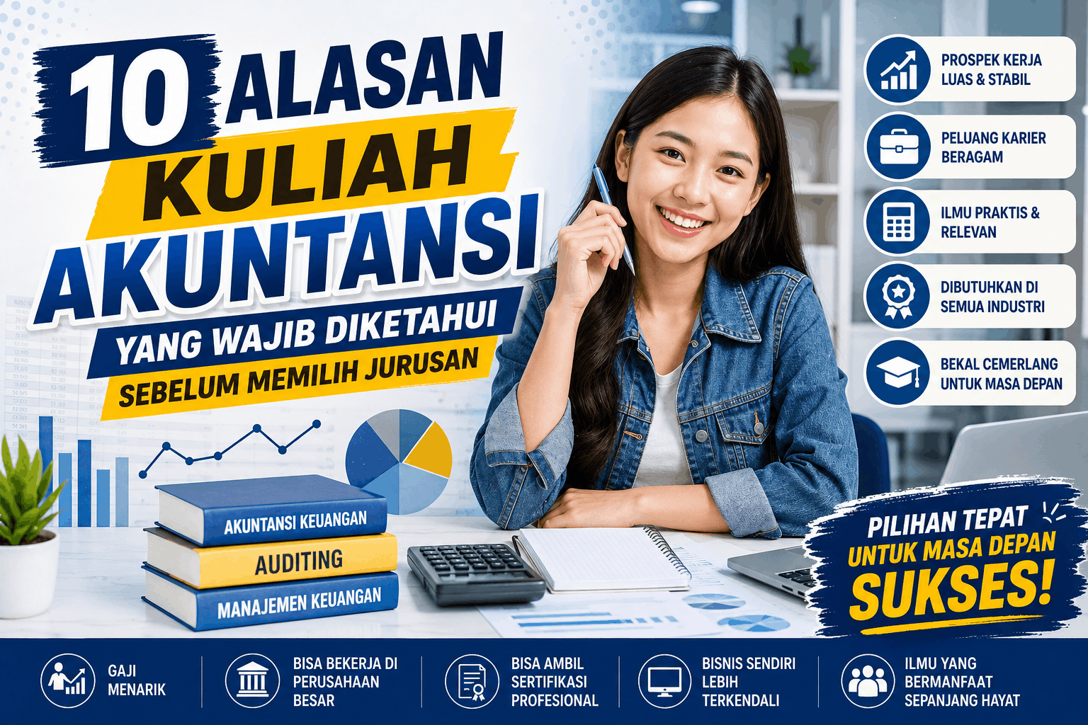 10 Alasan Kuliah Akuntansi yang Wajib Diketahui Sebelum Memilih Jurusan