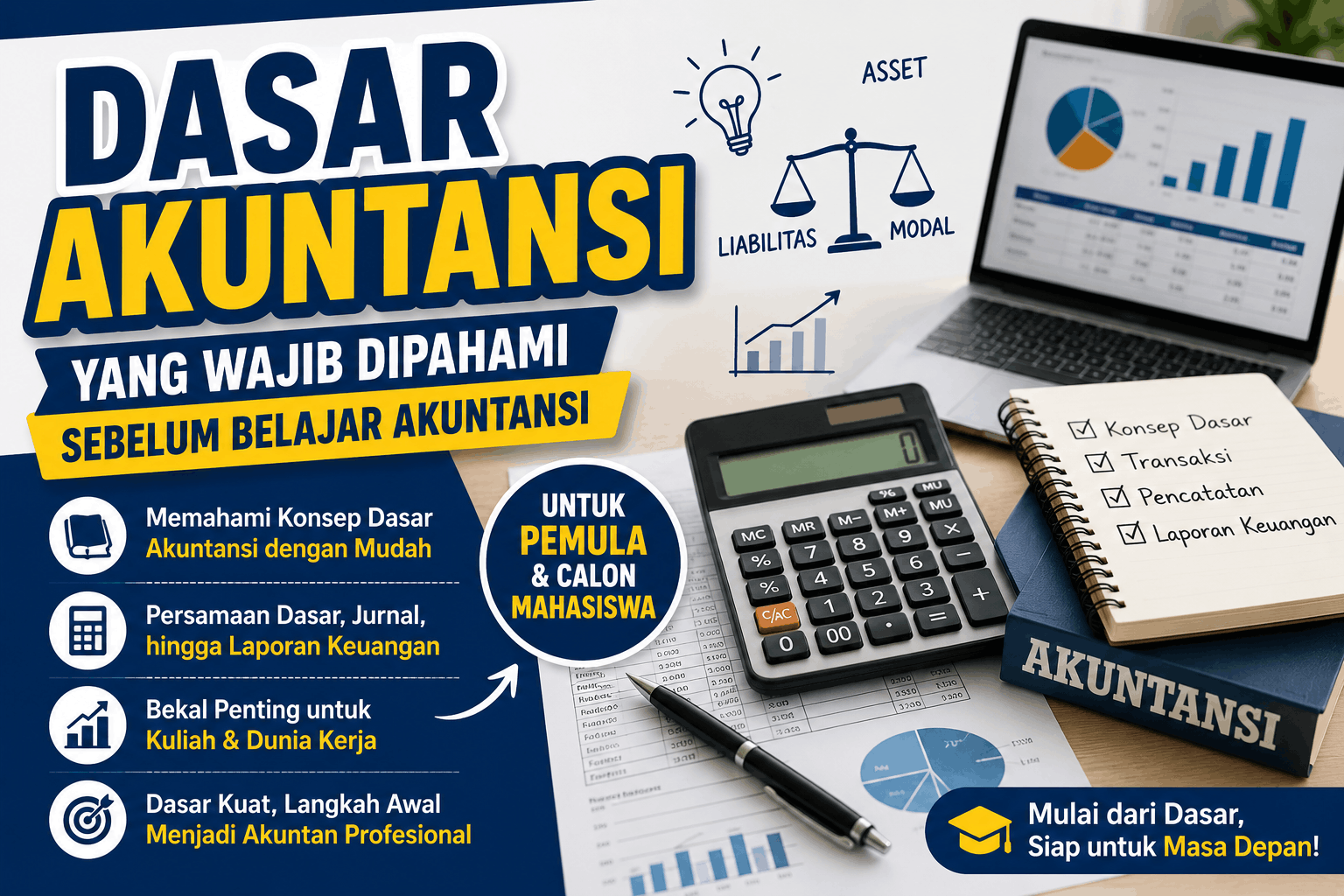 Dasar Akuntansi yang Wajib Dipahami Sebelum Belajar Akuntansi