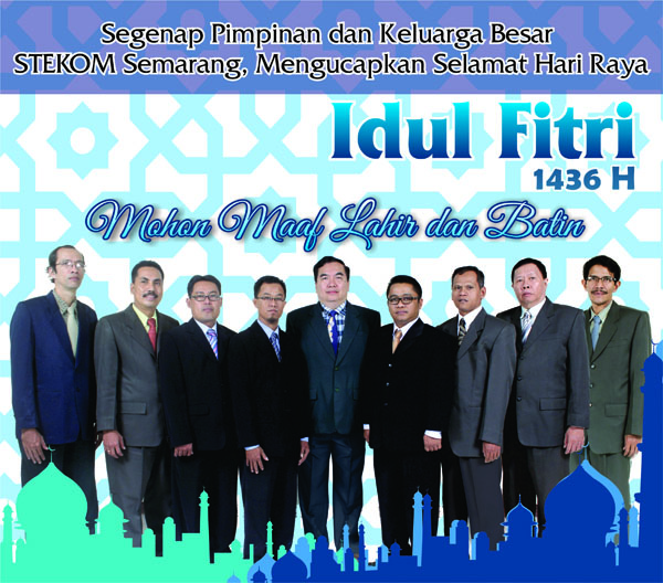 Segenap pimpinan dan Keluarga Besar STEKOM Mengucapkan Selamat Hari Raya Idul Fitri 1436H