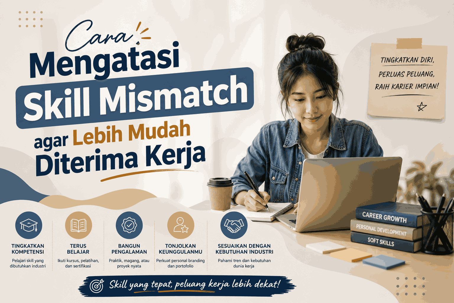 Cara Mengatasi Skill Mismatch agar Lebih Mudah Diterima Kerja