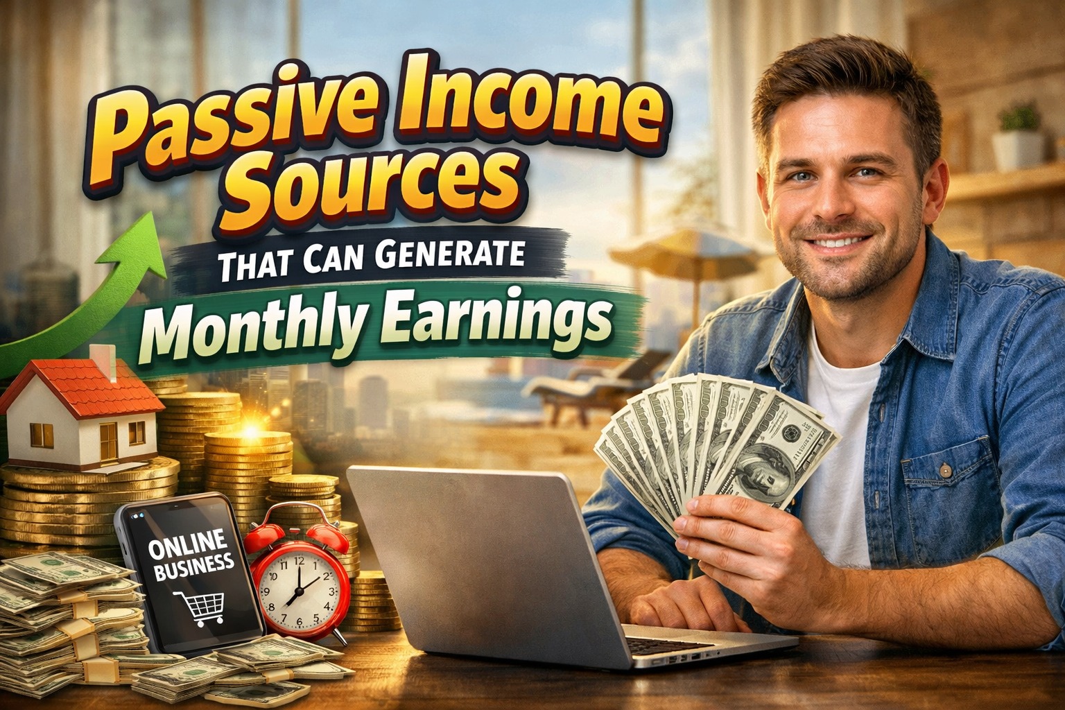 Passive Income Sources That Can Generate Monthly Earnings