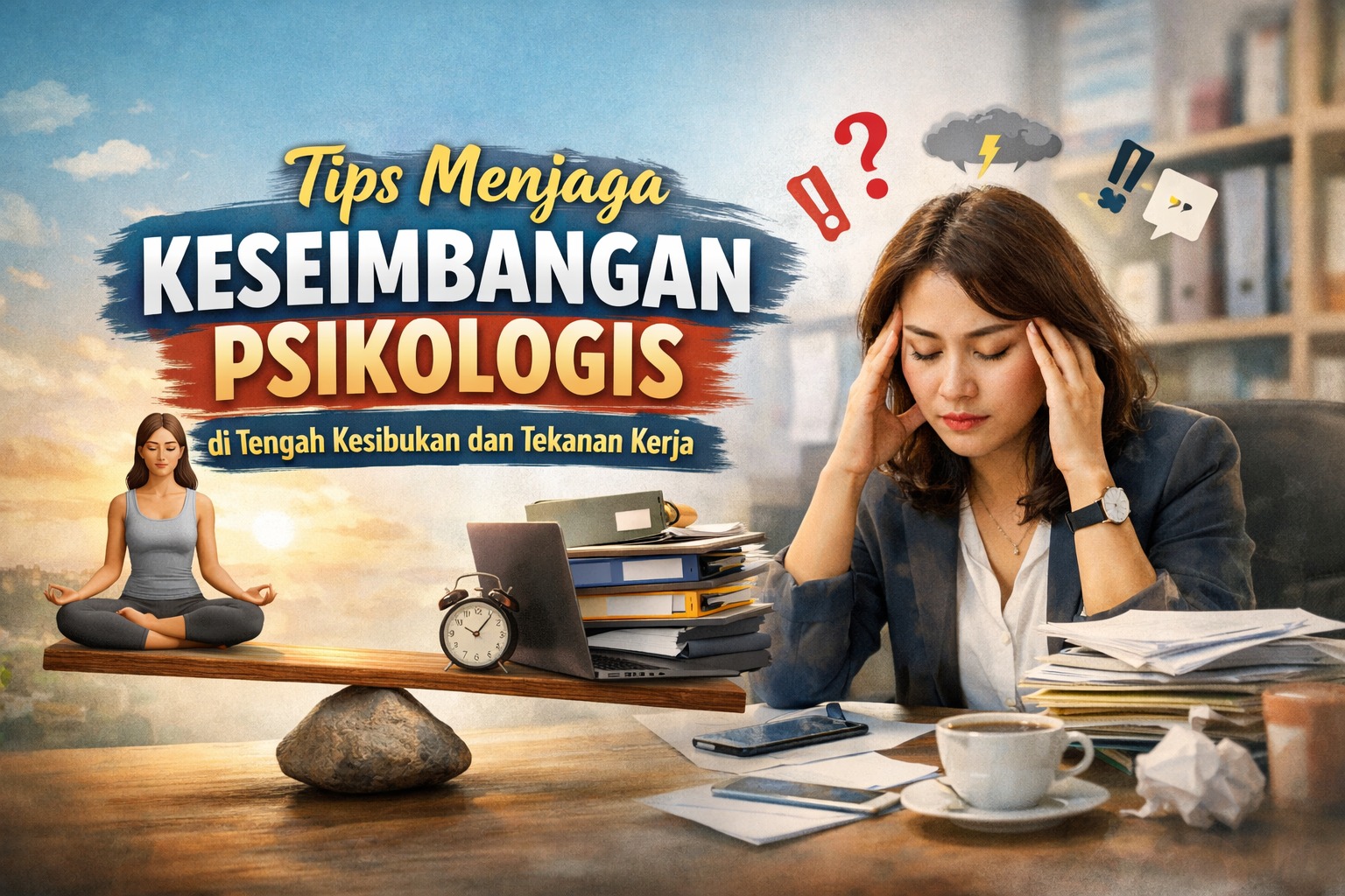Tips Menjaga Keseimbangan Psikologis di Tengah Kesibukan dan Tekanan Kerja