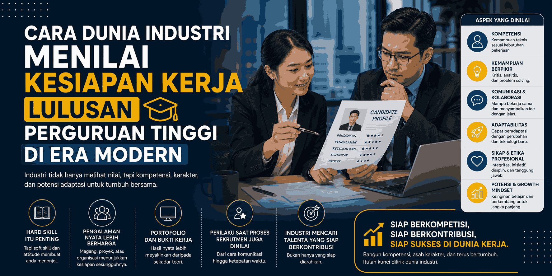 Cara Dunia Industri Menilai Kesiapan Kerja Lulusan Perguruan Tinggi di Era Modern