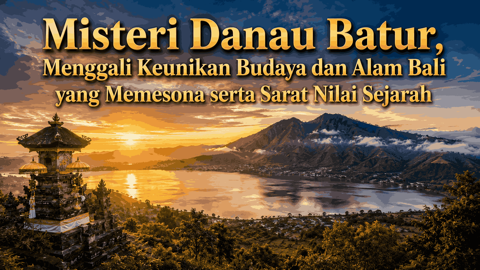 Misteri Danau Batur, Menggali Keunikan Budaya dan Alam Bali yang Memesona serta Sarat Nilai Sejarah