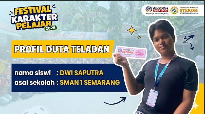 Dwi Saputra dari SMAN 1 Semarang Terpilih Mengikuti Festival Karakter Pelajar Universitas STEKOM 2026 yang Menginspirasi