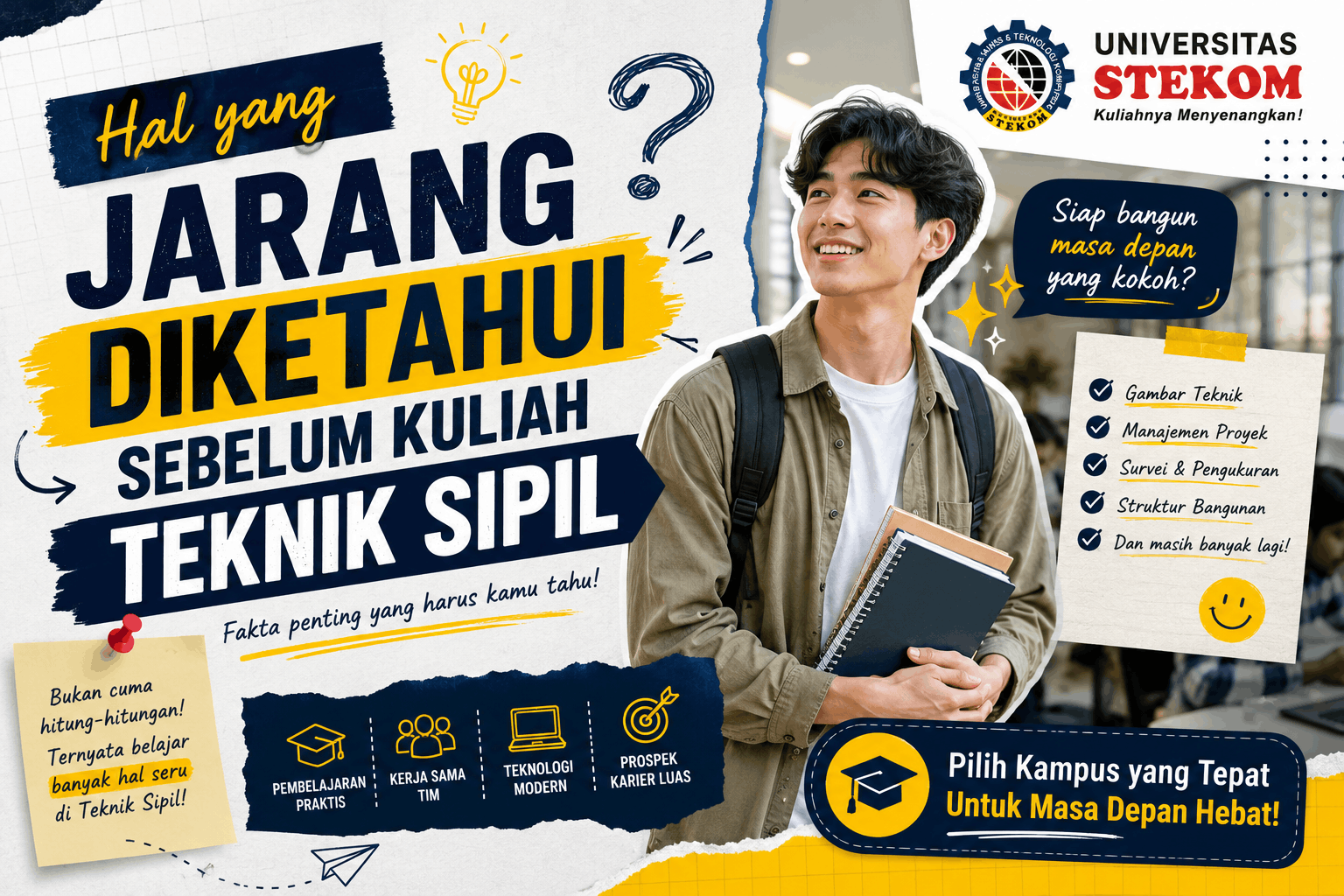 Hal yang Jarang Diketahui Sebelum Kuliah Teknik Sipil