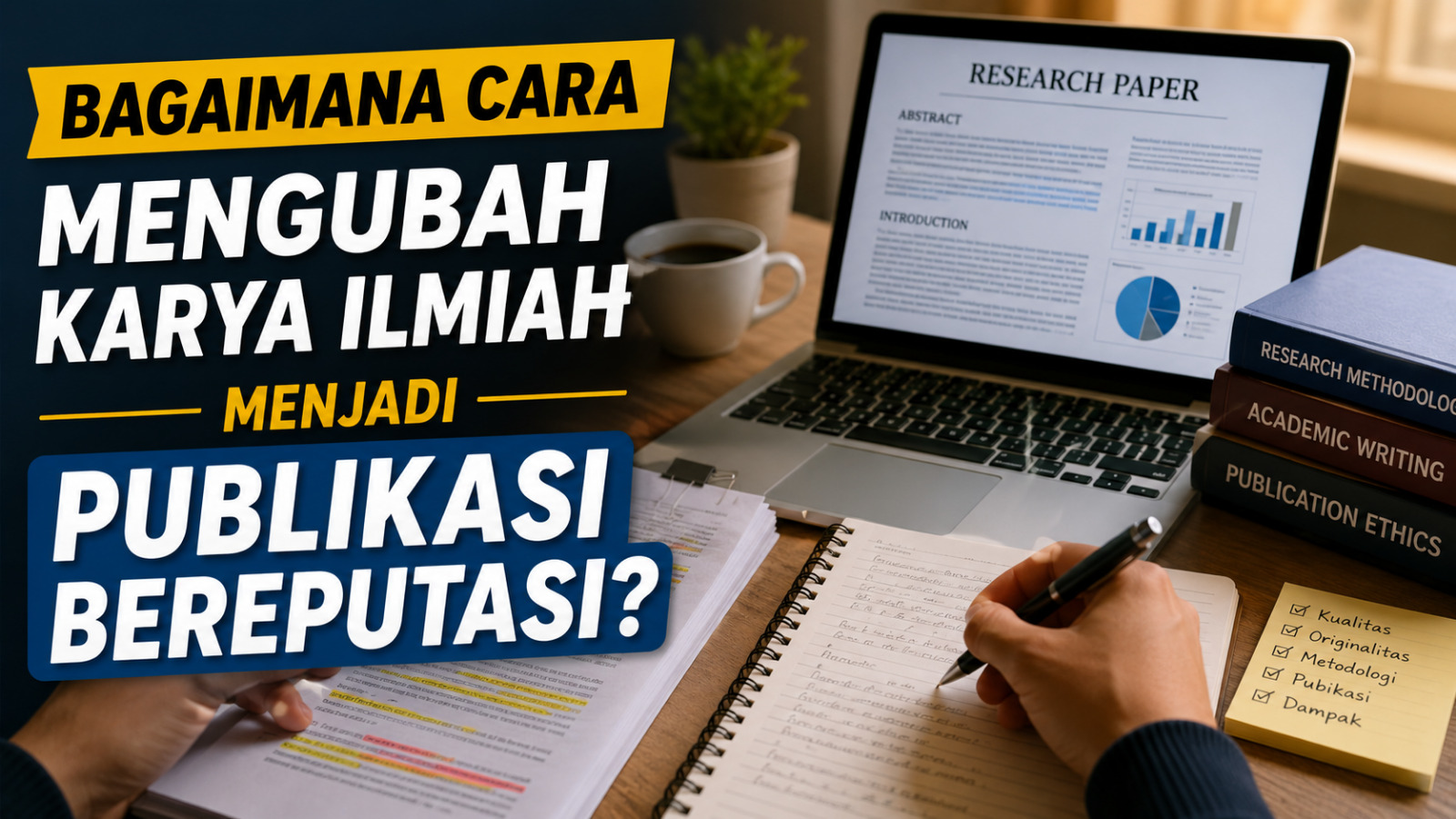 Bagaimana Cara Mengubah Karya Ilmiah Menjadi Publikasi Bereputasi?