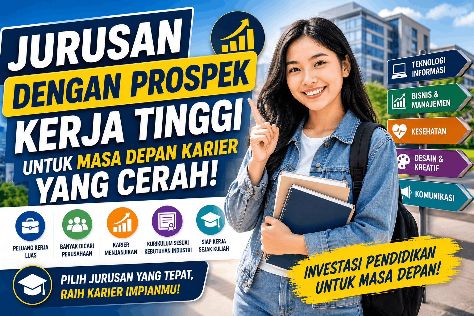 Jurusan dengan Prospek Kerja Tinggi untuk Masa Depan Karier yang Cerah