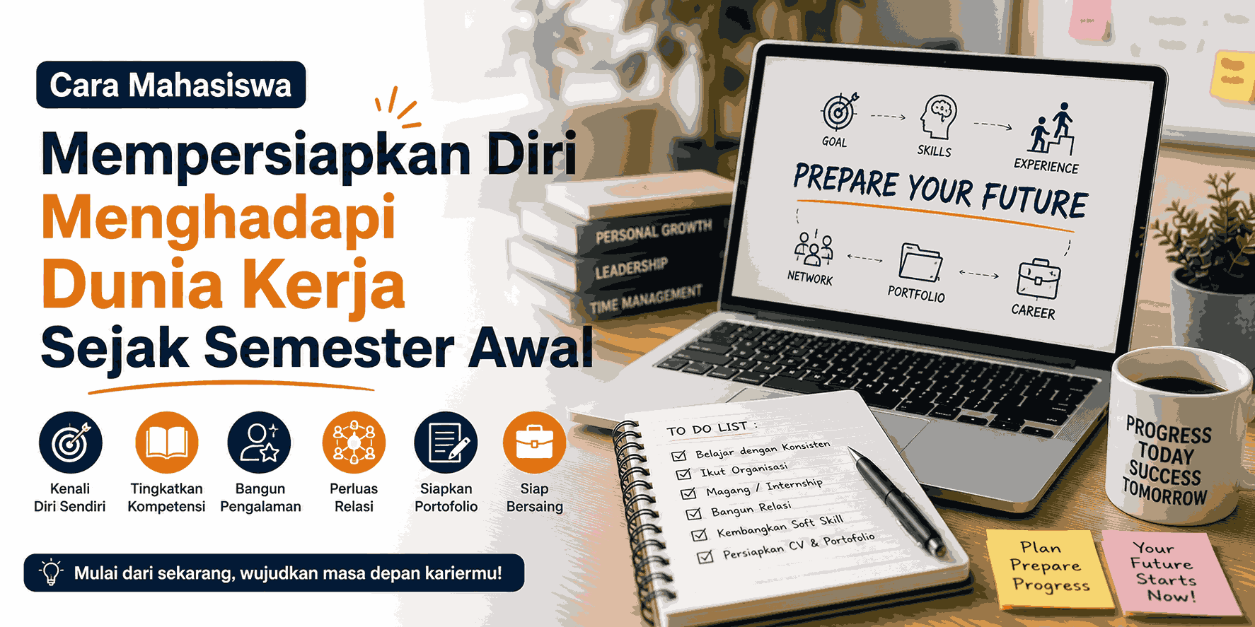 Cara Mahasiswa Mempersiapkan Diri Menghadapi Dunia Kerja Sejak Semester Awal