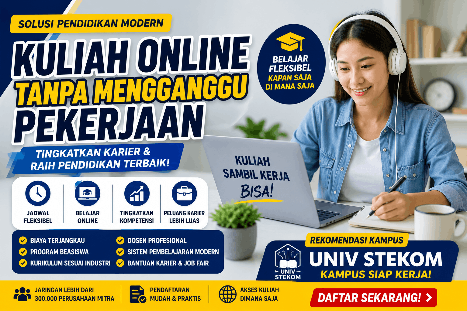 Kuliah Online Tanpa Mengganggu Pekerjaan untuk Meningkatkan Karier dan Pendidikan