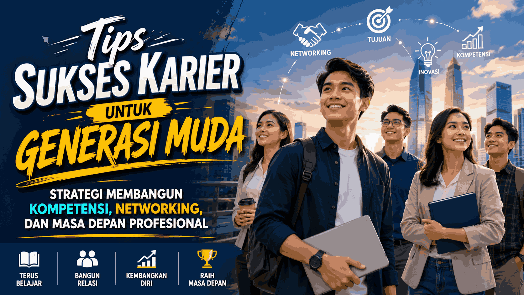 Tips Sukses Karier untuk Generasi Muda: Strategi Membangun Kompetensi, Networking, dan Masa Depan Profesional