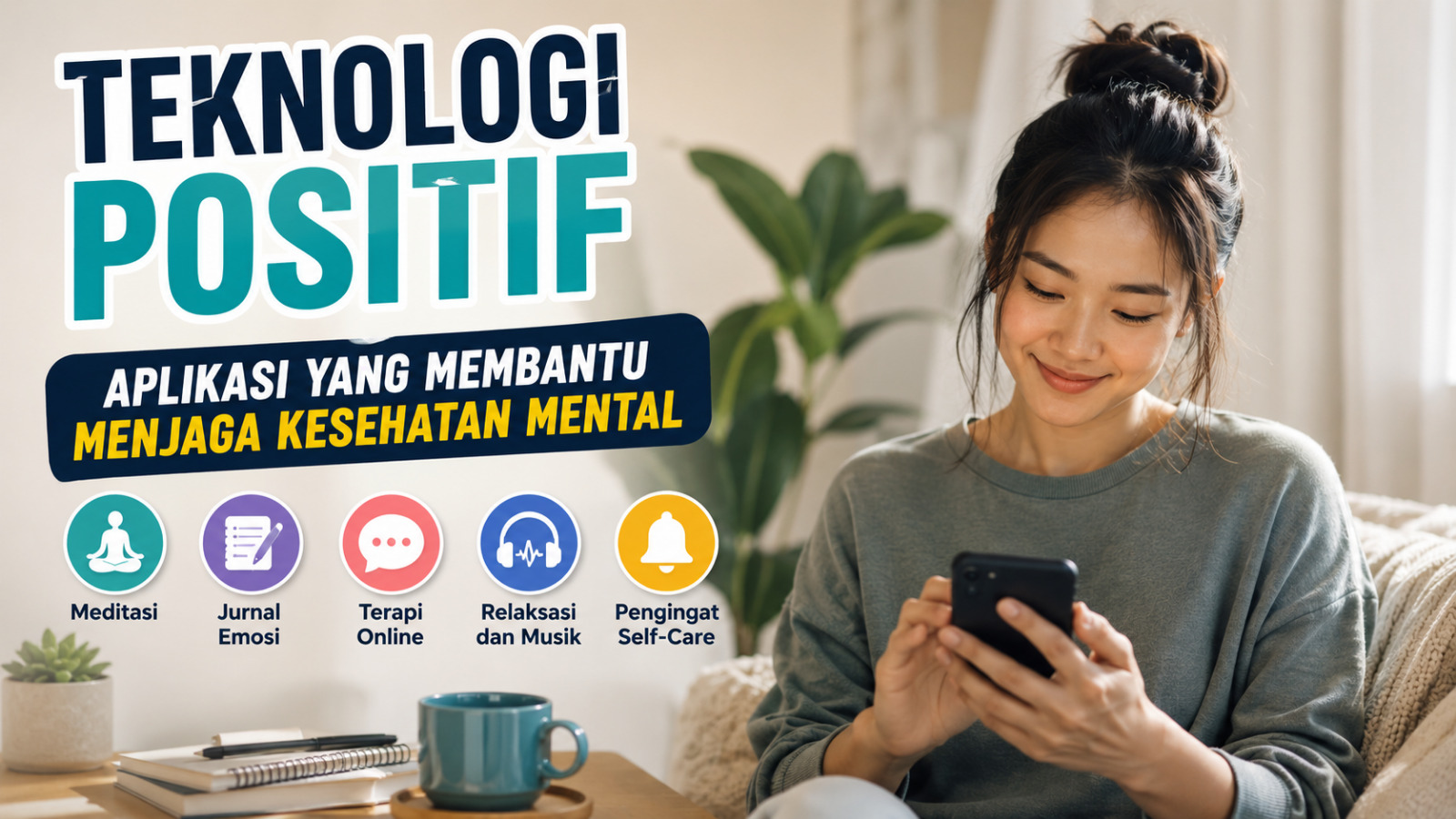 Teknologi Positif Aplikasi yang Membantu Menjaga Kesehatan Mental