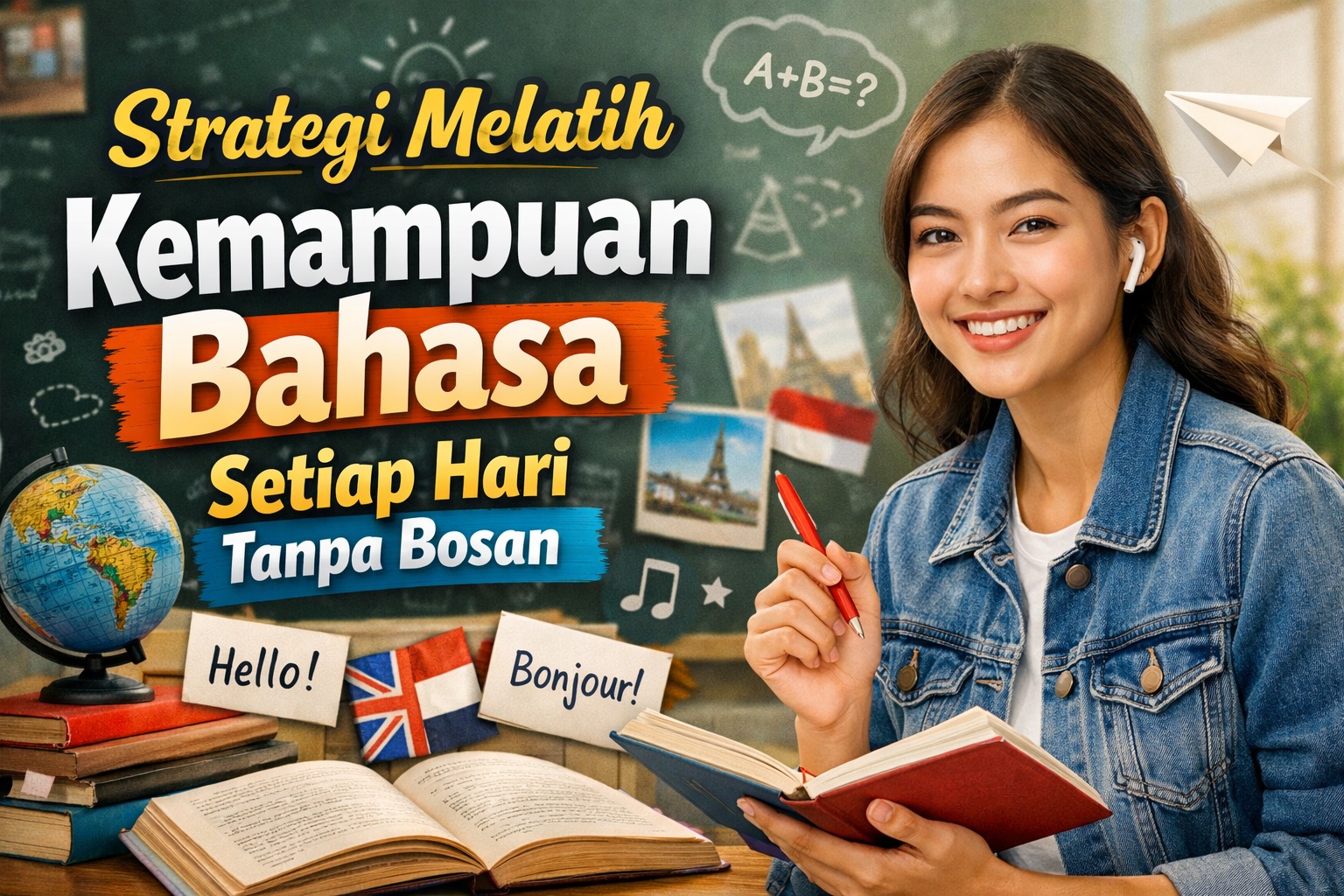 Strategi Melatih Kemampuan Bahasa Setiap Hari Tanpa Bosan
