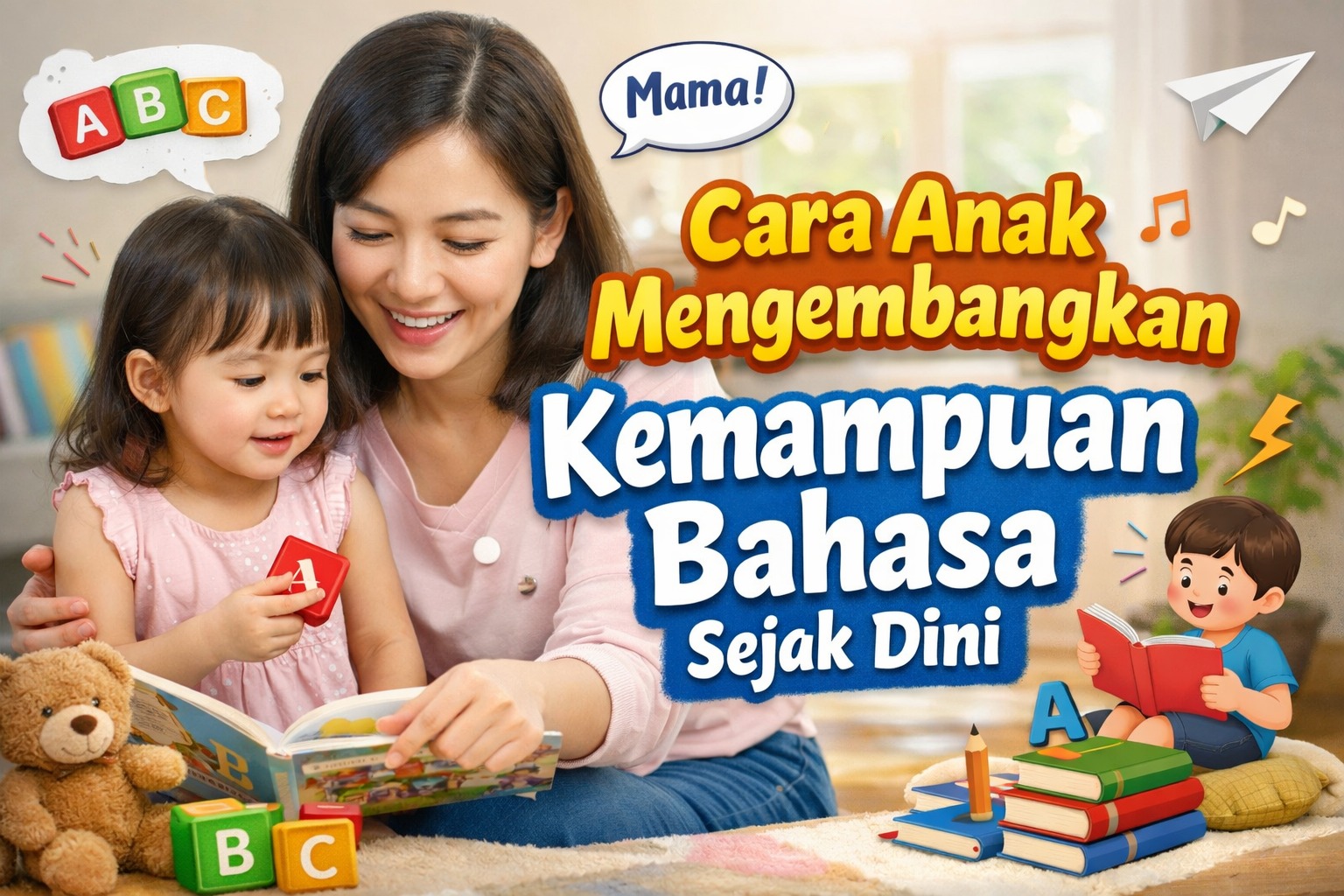 Cara Anak Mengembangkan Kemampuan Bahasa Sejak Dini