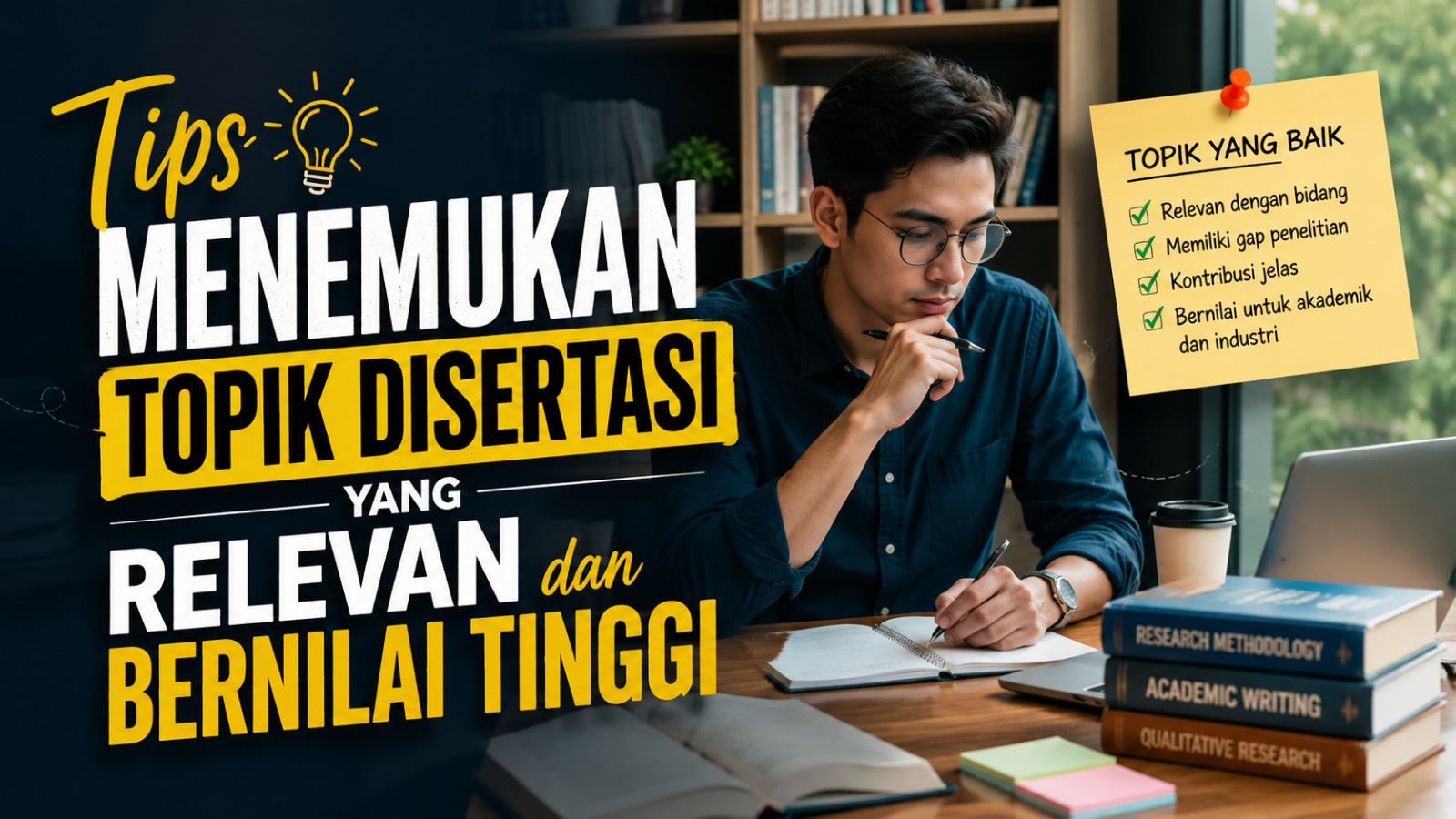 Tips Menemukan Topik Disertasi Yang Relevan Dan Bernilai Tinggi