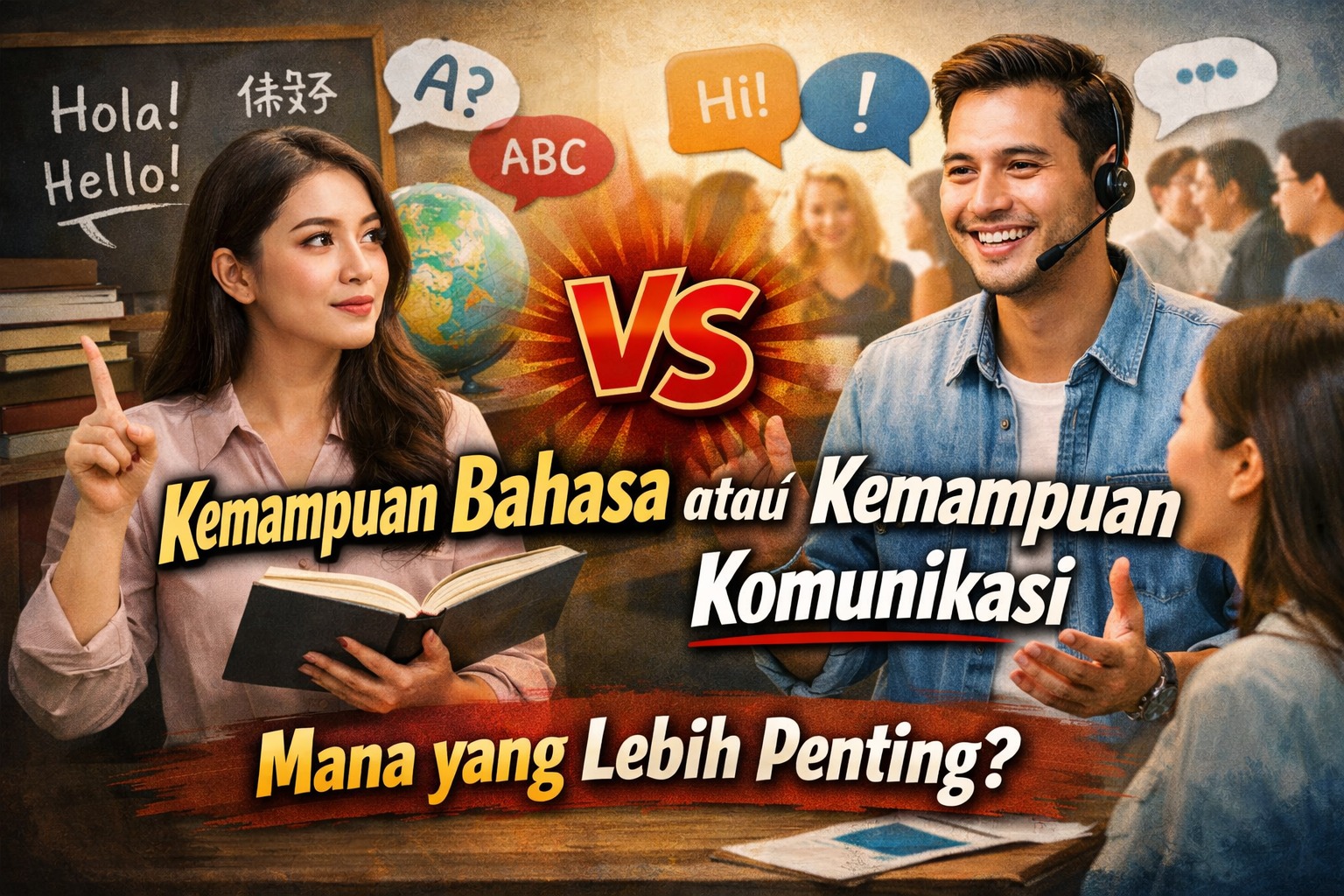 Kemampuan Bahasa atau Kemampuan Komunikasi Mana yang Lebih Penting?
