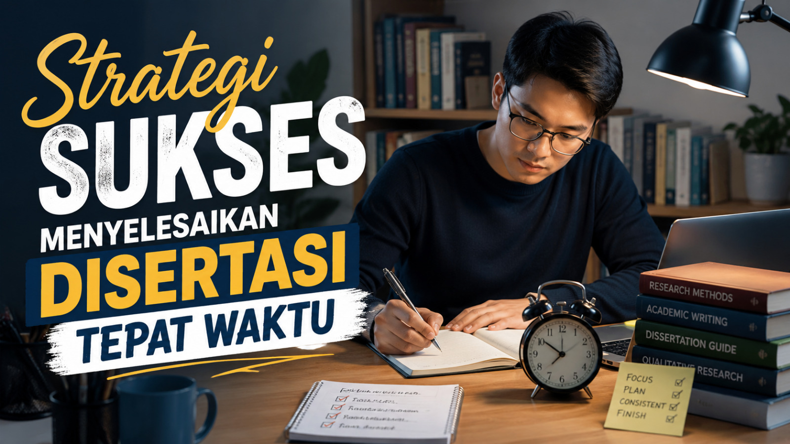 Strategi Sukses Menyelesaikan Disertasi Tepat Waktu