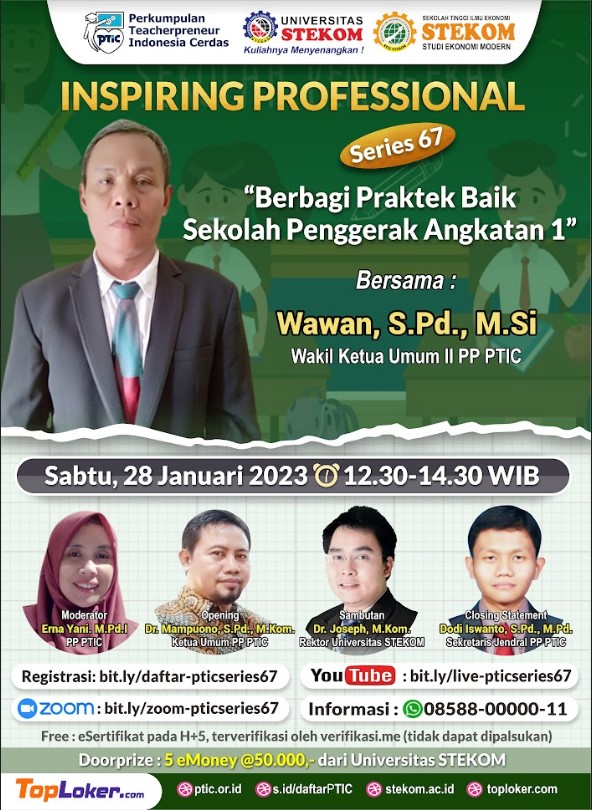 INSPIRING PROFESSIONAL Berbagi Praktek Baik Sekolah Penggerak Angkatan 1