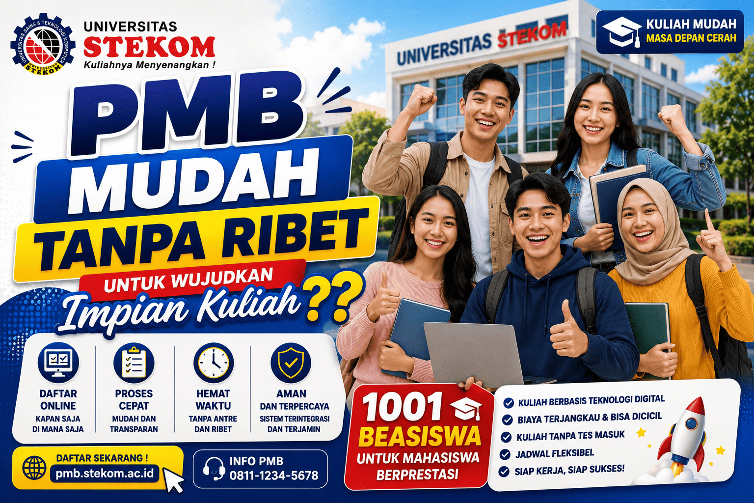 PMB Mudah Tanpa Ribet untuk Wujudkan Impian Kuliah??