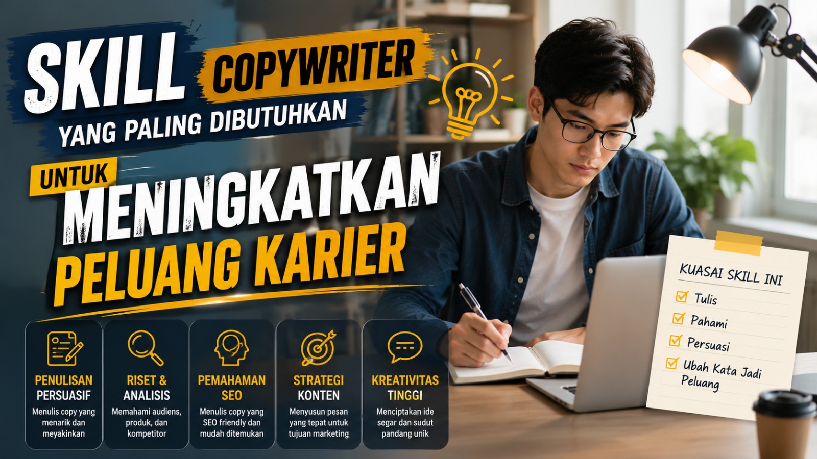 Skill Copywriter yang Paling Dibutuhkan untuk Meningkatkan Peluang Karier.