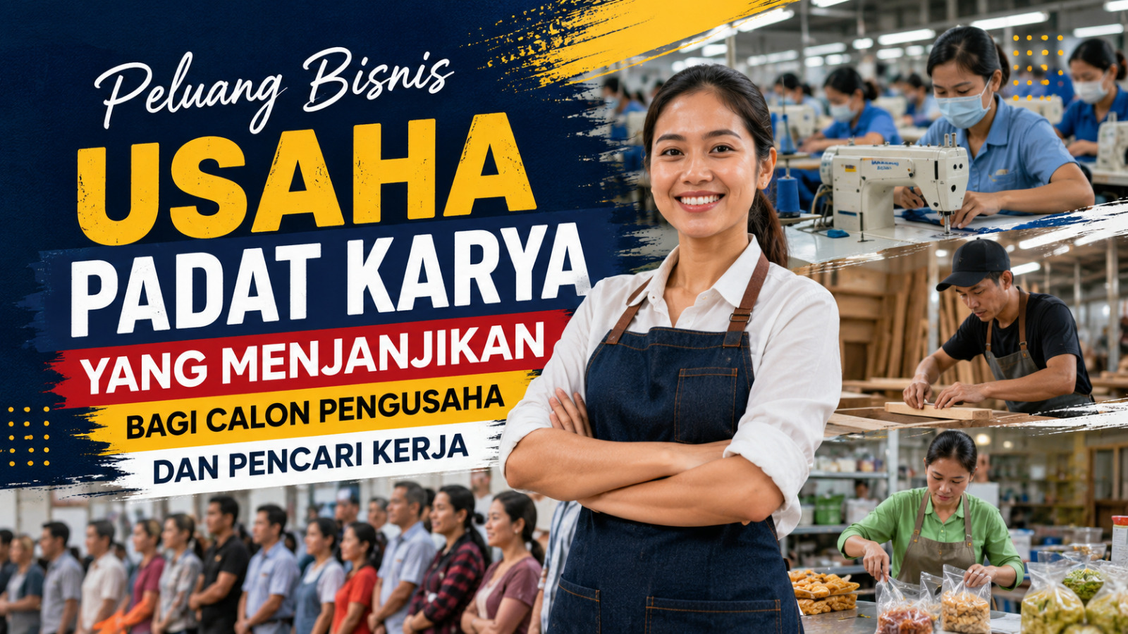 Peluang Bisnis Usaha Padat Karya Yang Menjanjikan Bagi Calon Pengusaha Dan Pencari Kerja.