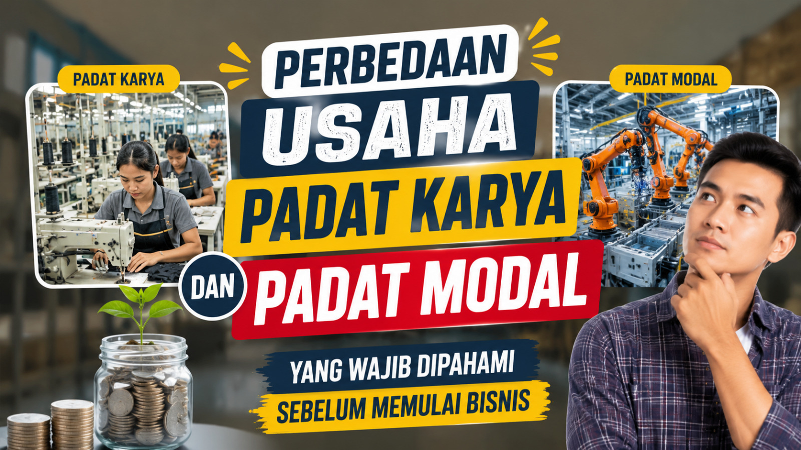 Perbedaan Usaha Padat Karya Dan Padat Modal Yang Wajib Dipahami Sebelum Memulai Bisnis.