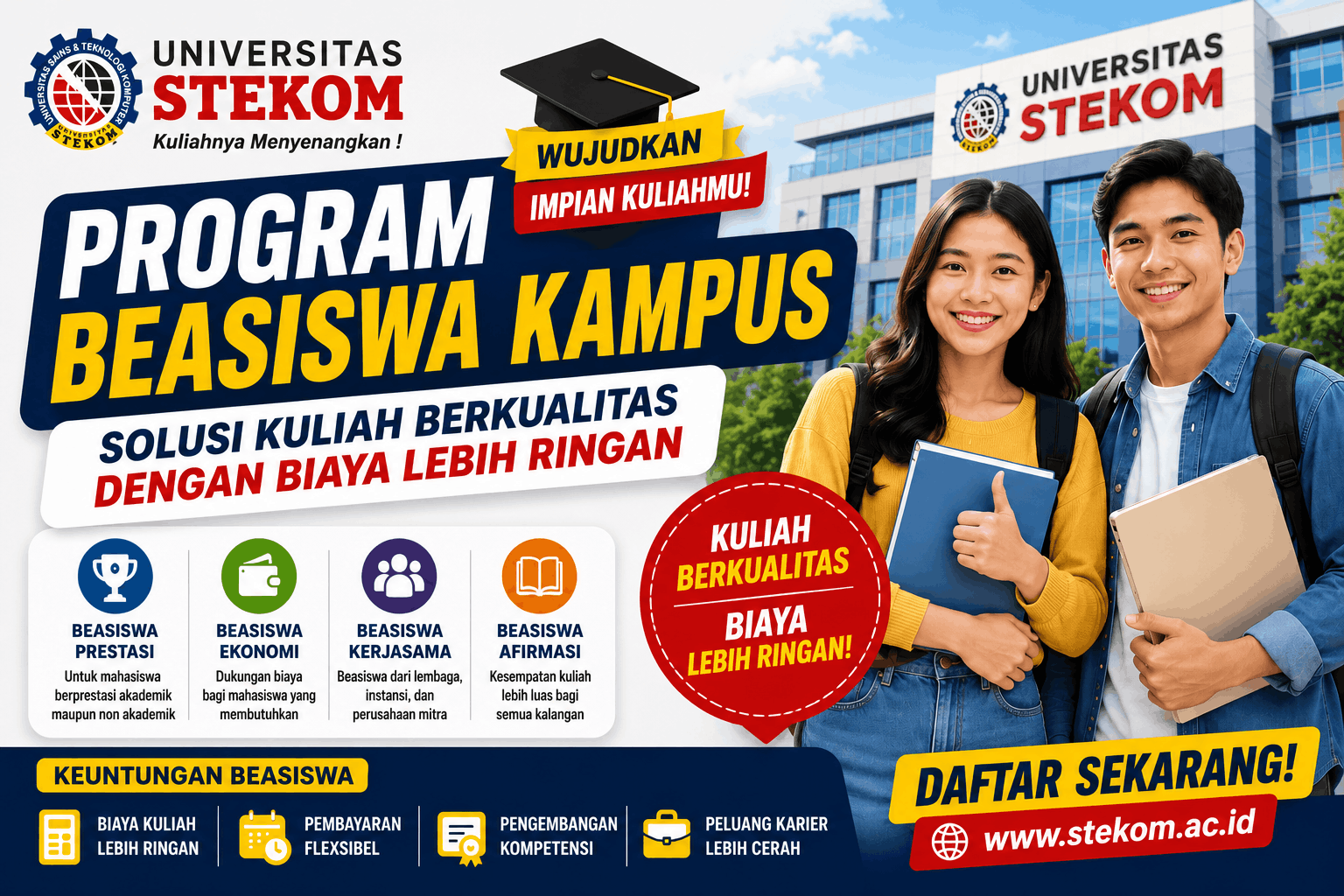 Program Beasiswa Kampus Menjadi Solusi Kuliah Berkualitas dengan Biaya Lebih Ringan
