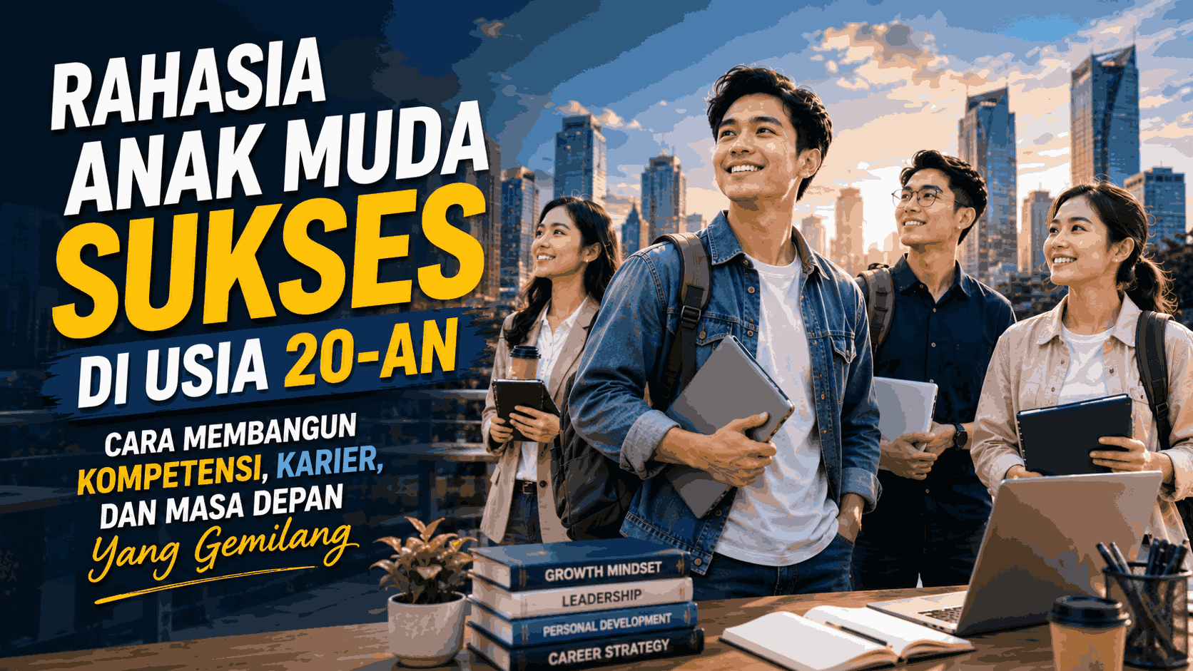 Rahasia Anak Muda Sukses di Usia 20-an, Cara Membangun Kompetensi, Karier, dan Masa Depan yang Gemilang