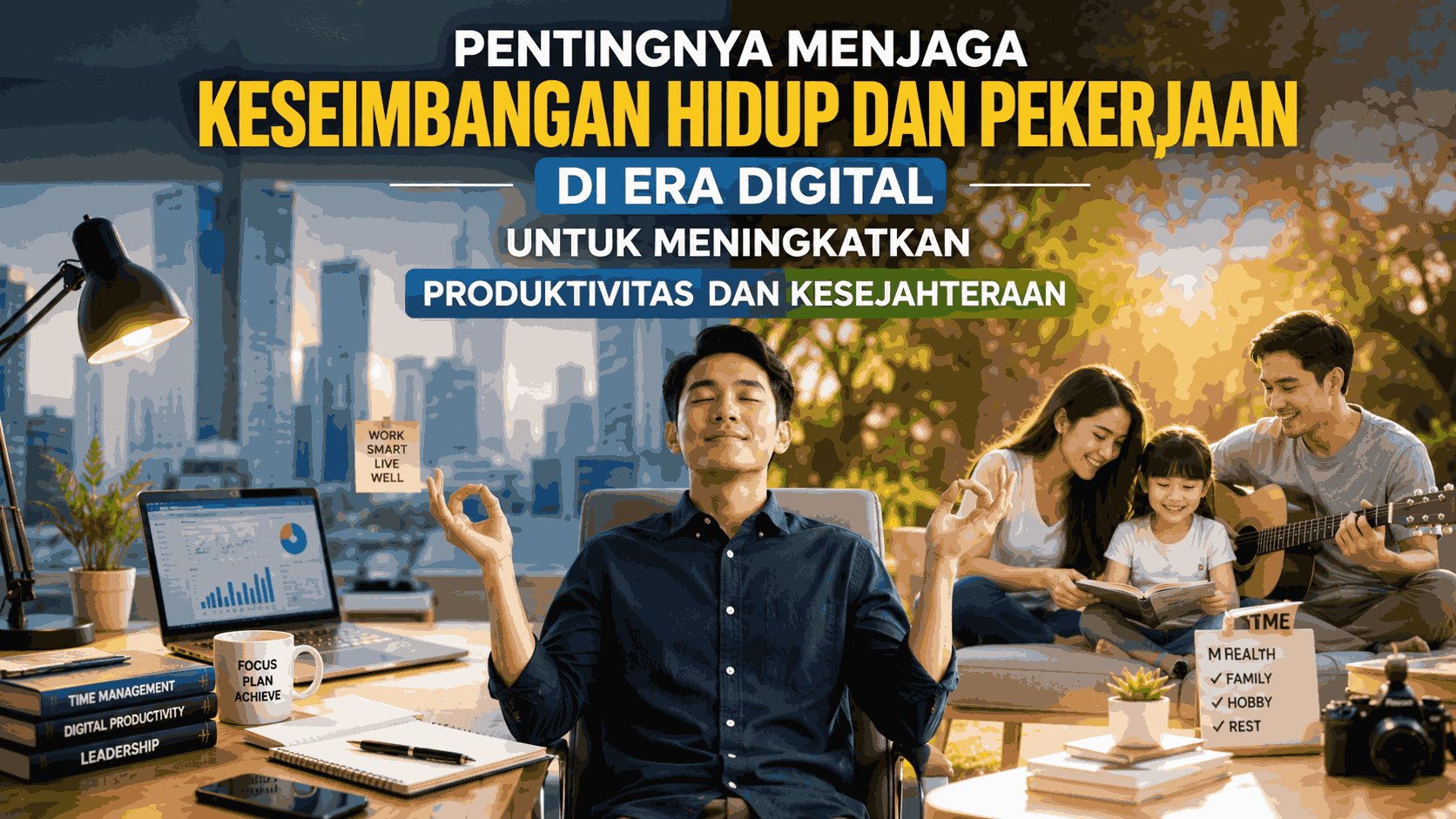 Pentingnya Menjaga Keseimbangan Hidup dan Pekerjaan di Era Digital untuk Meningkatkan Produktivitas dan Kesejahteraan