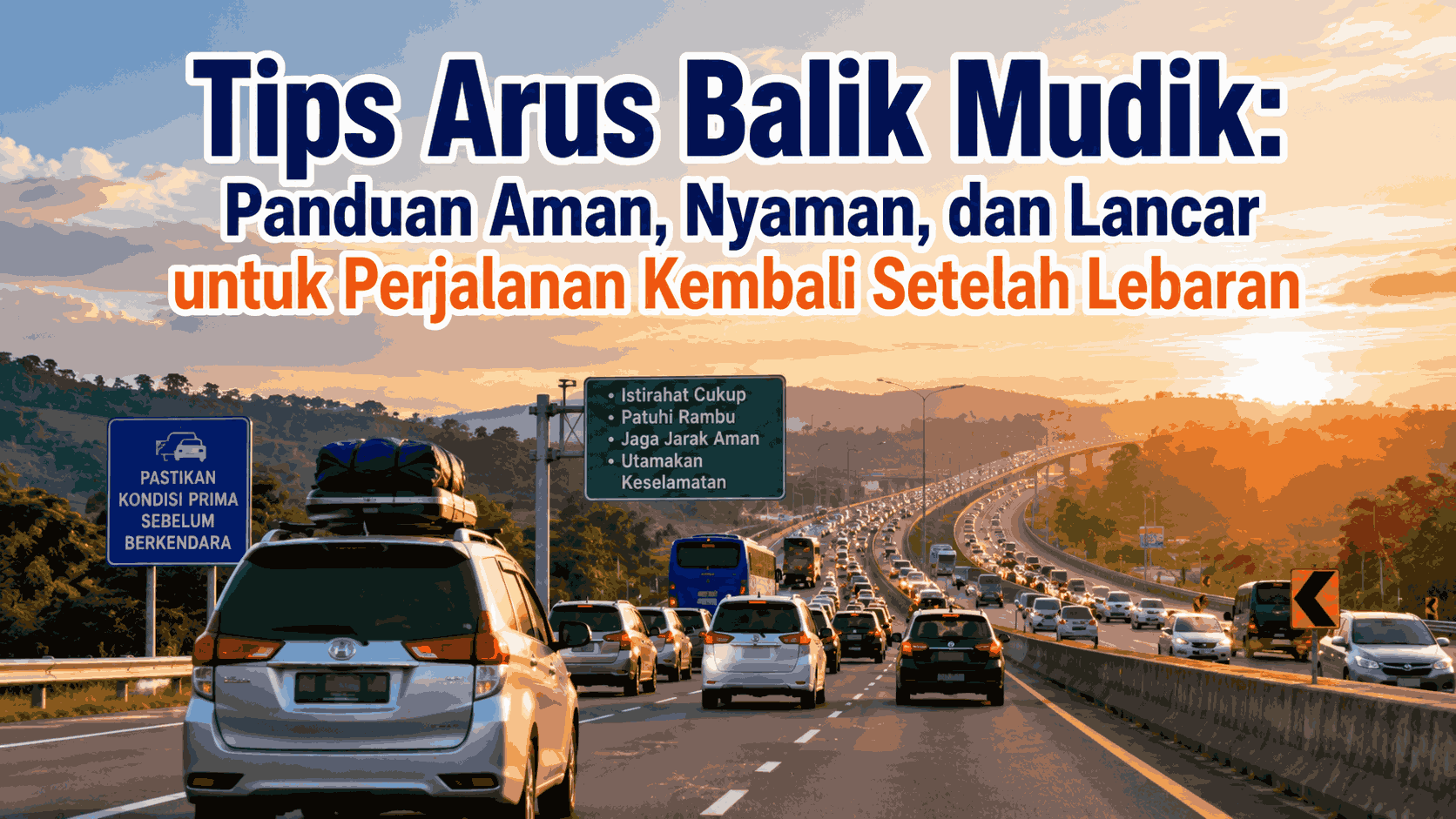Tips Arus Balik Mudik, Panduan Aman, Nyaman, dan Lancar untuk Perjalanan Kembali Setelah Lebaran